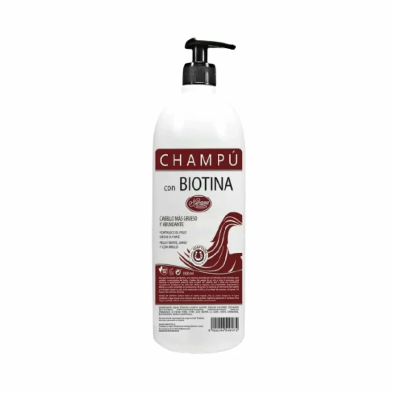 Champú con Biotina 1000 ml para Cabello más Grueso y Abundante
