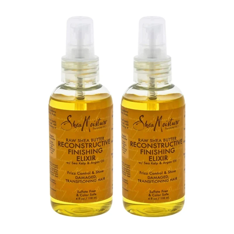 SheaMoisture Raw Shea Elixir Reconstructivo 118 ml para Rizos Brillantes