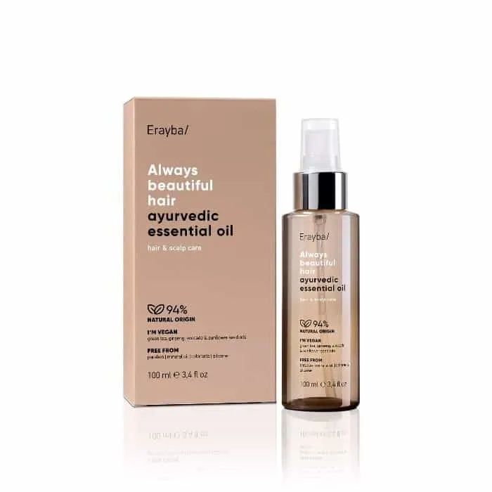 Erayba ABH Ayurvedic Aceite Esencial 100 ml Cabello Sedoso y Brillante