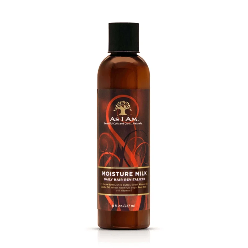 Acondicionador sin Aclarado Moisture Milk Daily Hair Revitalizer As I Am 8 oz