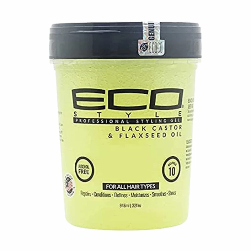 Eco Style Black Castor & Flaxseed Gel 946 ml Original de Eco
