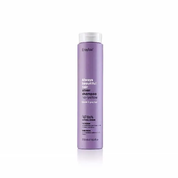 Erayba ABH Silver No-Yellow Champú 250 ml Tonalizador Rubios y Canas