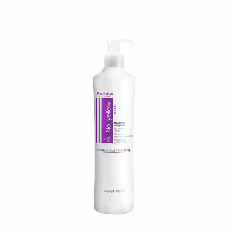 Fanola No Yellow Mascarilla 350 ml Neutraliza Reflejos Amarillos