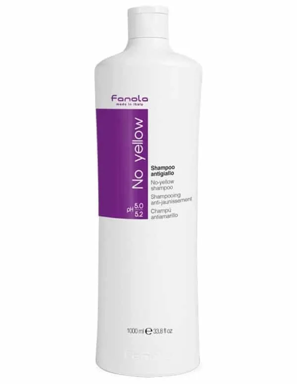 Fanola No Yellow Champú Antiamarillo 1000 ml Formato Grande Profesional