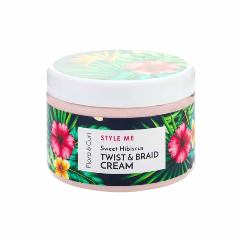 Flora & Curl Sweet Hibiscus Twist & Braid Cream para Trenzas y Twists