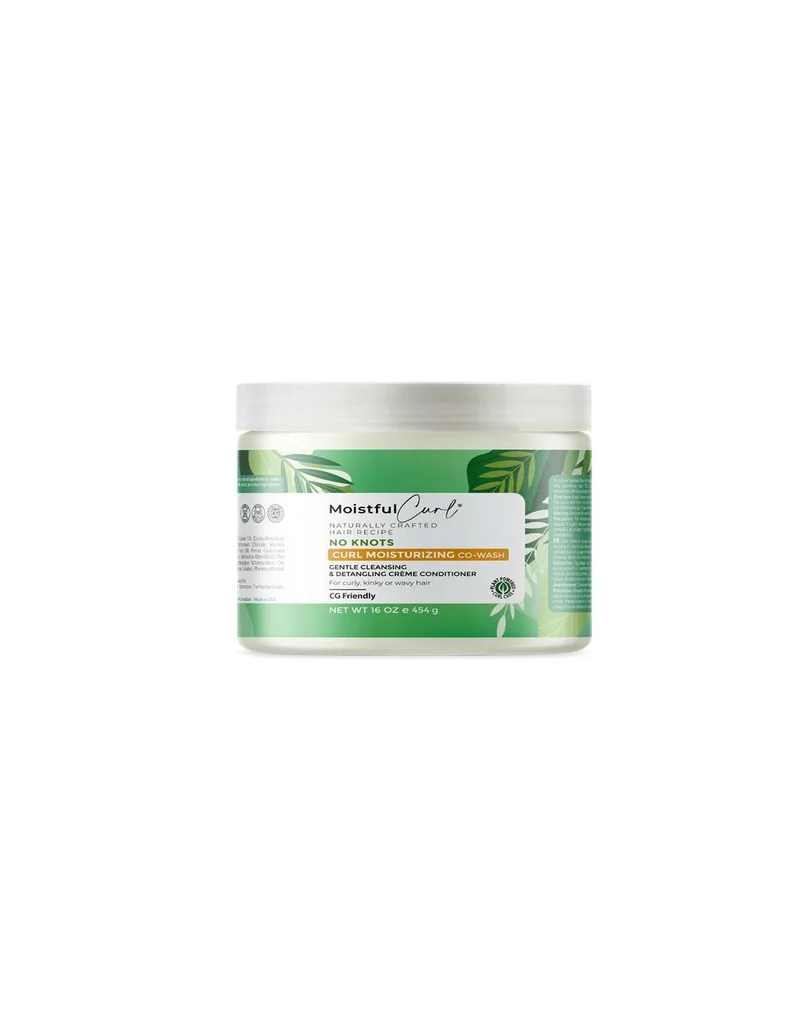 Moistful Curl No Knots Co-Wash Hidratante 454 g para Rizos Sedosos