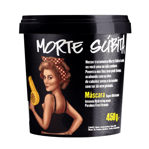 Lola Cosmetics Morte Súbita Máscara 450 g Vegana y Cruelty-Free