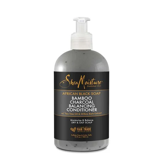 SheaMoisture African Black Soap Bamboo Charcoal Acondicionador Equilibrante