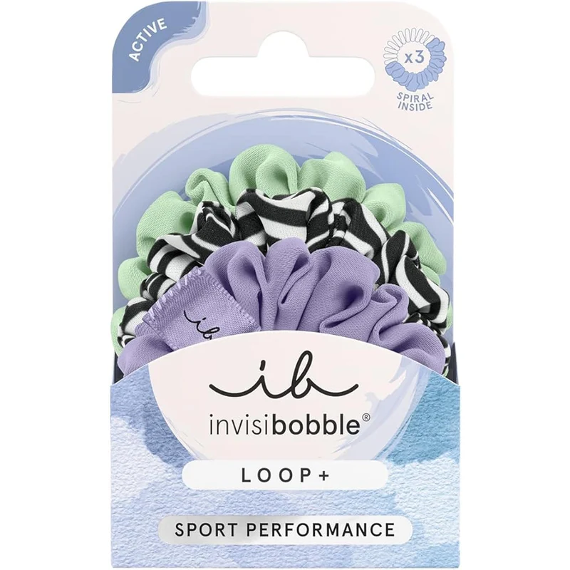 LOOP+ Grip Pro Sports Hair Scrunchies 3pc