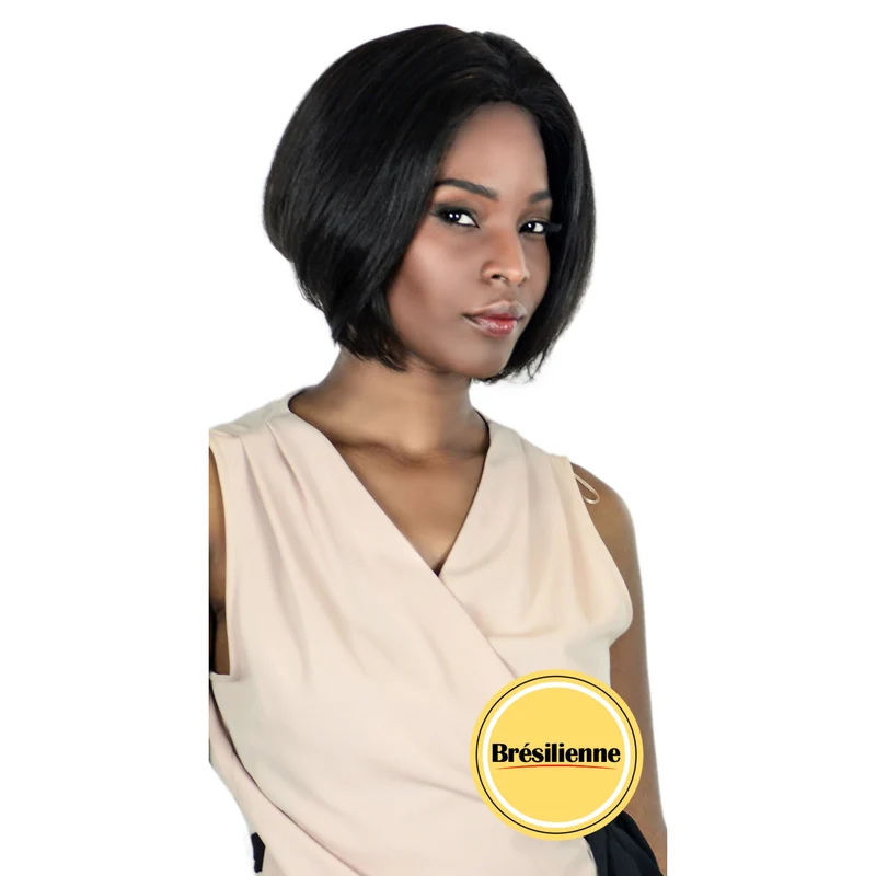 Peluca Natural de Pelo Humano Brasileño Lace Front Referencia B