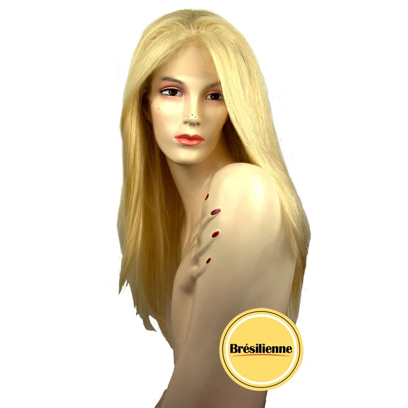 Peluca Natural de Pelo 100% Humano Brasileña Referencia 11S Tono 613