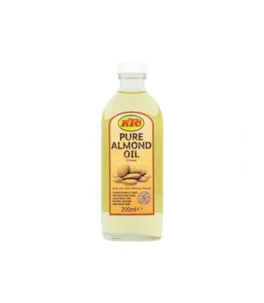 KTC Almond Oil 200 ml Aceite de Almendras Dulces Puro Natural