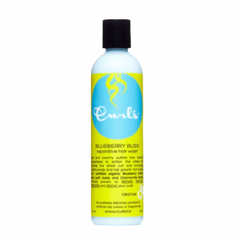 Blueberry Bliss Reparative Hair Wash curls 8. oz Original de Blueberry