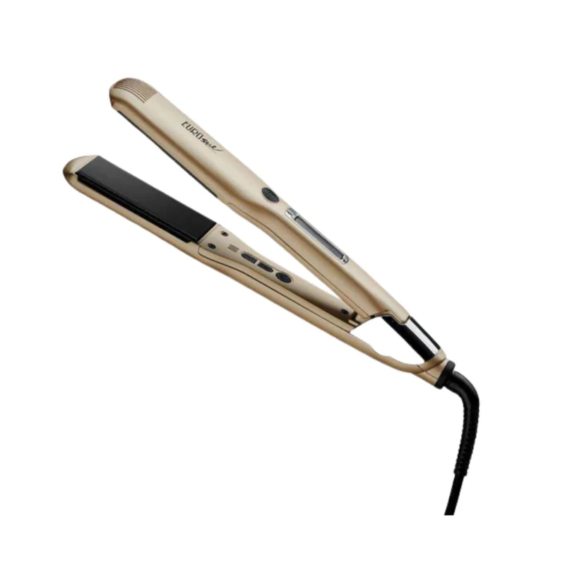 Eurostil Plancha Digital Cerámica y Turmalina Dorada Nano Silver