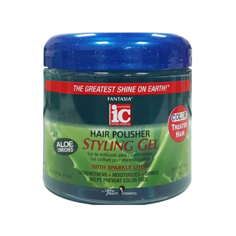 Gel Natural Aloe Fantasia Ic Hair Polisher Styling Gel 567g Original de Gel
