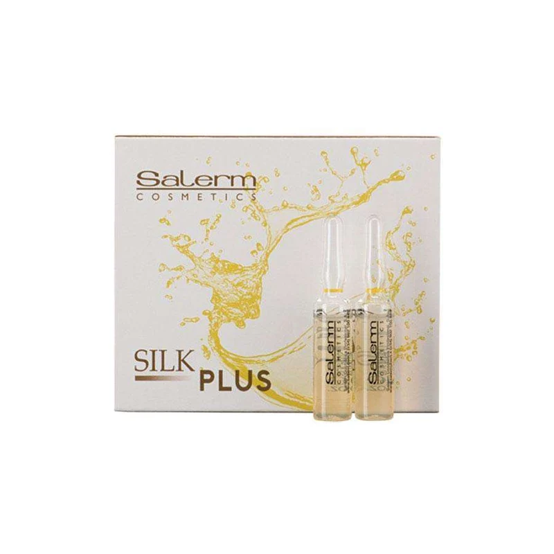 Salerm Silk Plus Ampollas Previene los Picores Durante la Coloración 12x5 ml