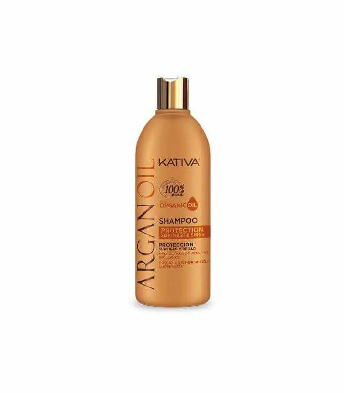 Kativa Argan Oil Champú 500 ml con Aceite de Argán Orgánico Puro