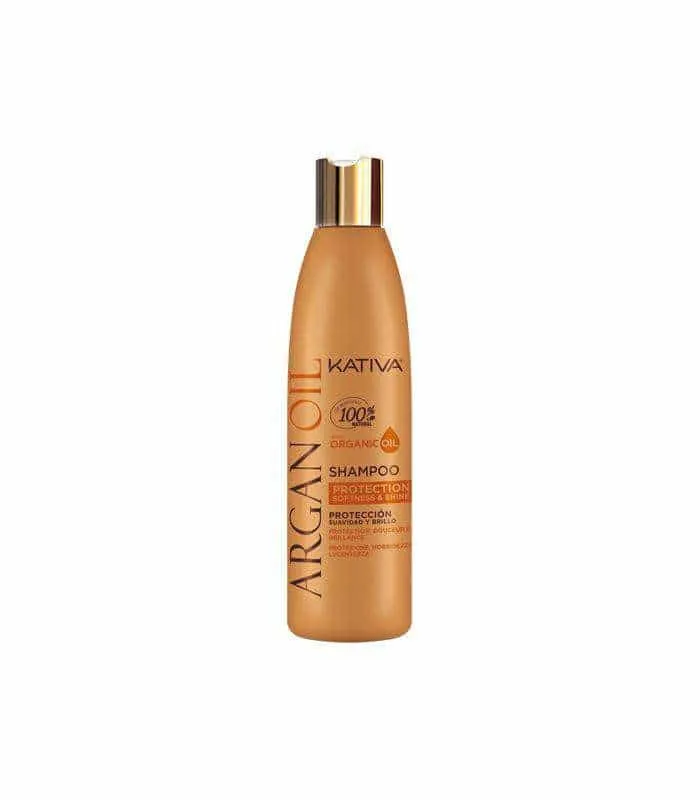 Kativa Argan Oil Champú 250 ml con Aceite de Argán Orgánico Puro