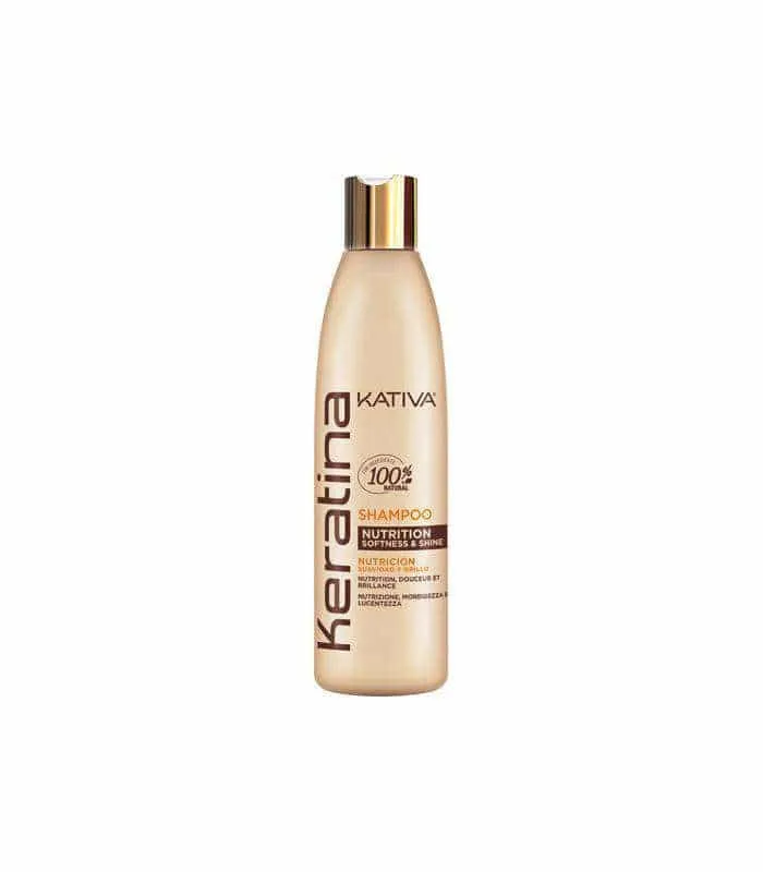 Kativa Keratina Champú Nutrición 250 ml Libre de Sal y Sulfatos