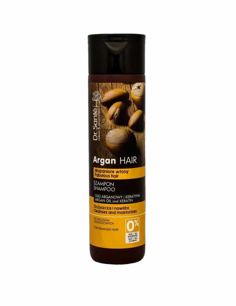 Dr. Santé Argan Champú Hidratante 250 ml para Cabello Dañado