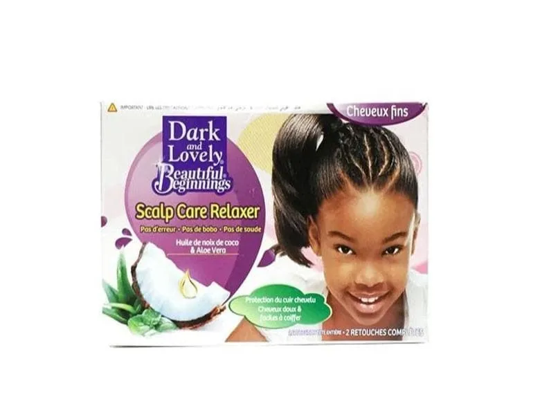 Alisadore Beautiful Beginnings Scalp Care No Lye Relaxer Kit (fine)