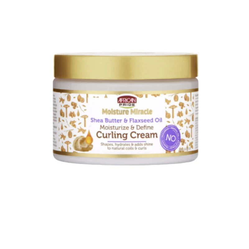 Crema del Rizo Moisture Mircle Shea Butter & Flaxseed Oil Curling Cream 340 ml