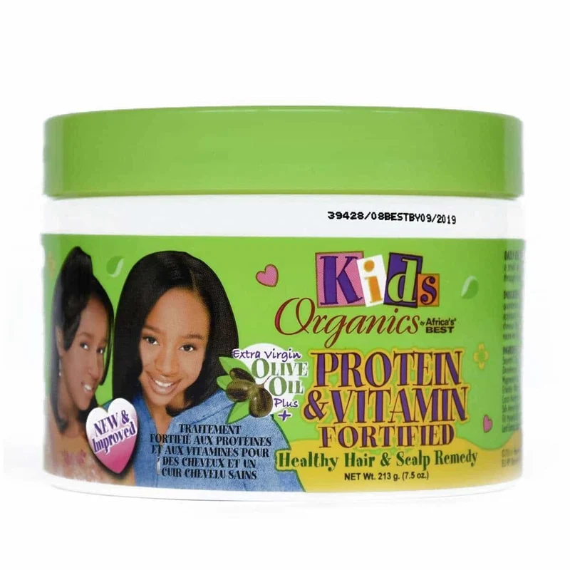 Crema Fortificante Protien 6 Vitamin Scalp Remedy Kids Organics Africa Best 213g