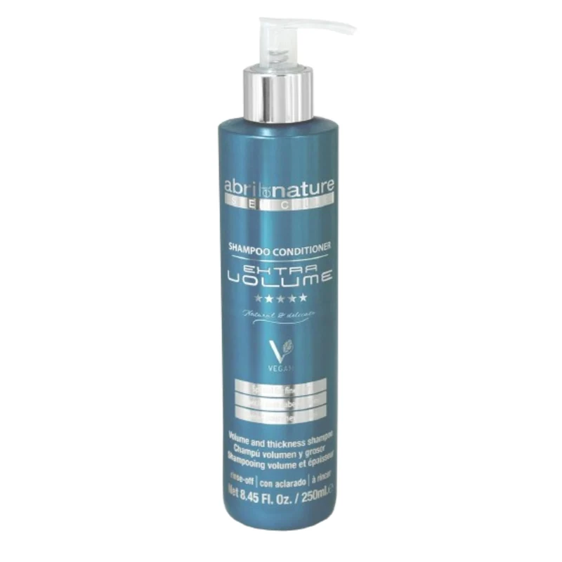 Champú Vegano Efecto Volumen Bain Shampoo Age Reset Abril Et Nature 250 ml