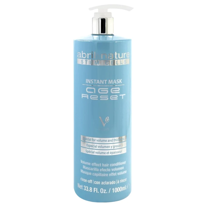 Mascarilla Vegano Efecto Volumen Instant Mask Age Reset Abril Et Nature 1000 ml