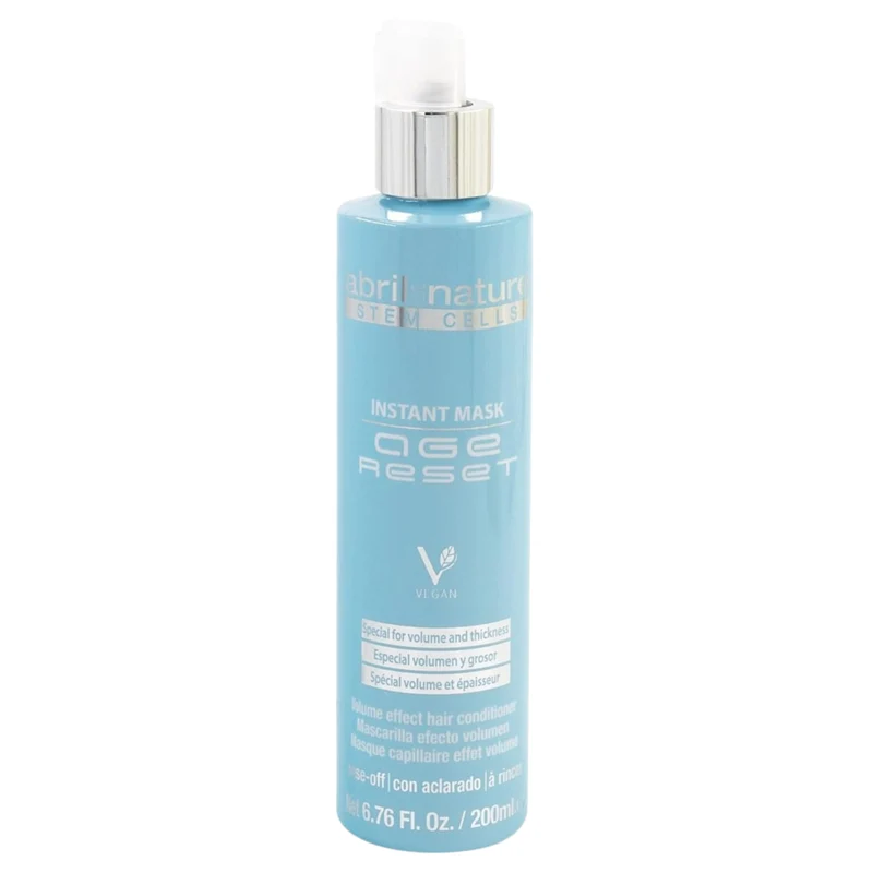 Mascarilla Vegano Efecto Volumen Instant Mask Age Reset Abril Et Nature 200 ml