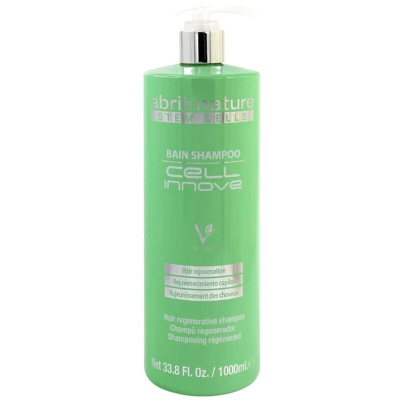 Champú Vegano Regenerador Bain Shampoo Cell Innove Abril Et Nature 1000 ml
