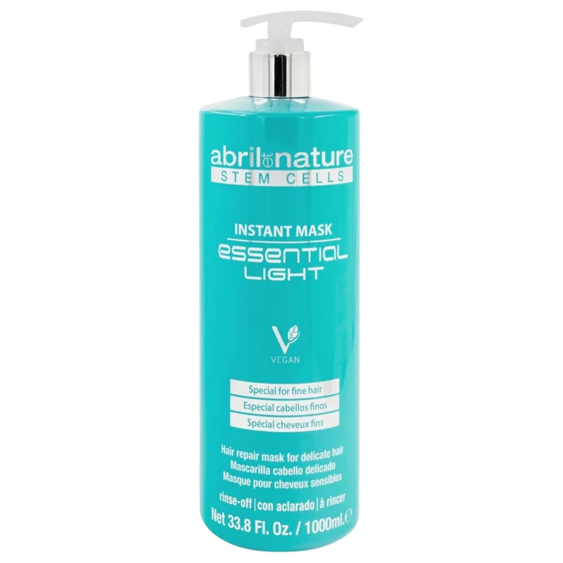 Mascarilla Vegano Cabello Fino Instant Mask Essential Light Abril Et Nature 1000 ml