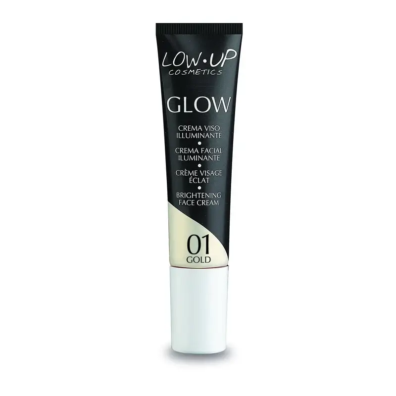 Low Up Glow Crema Facial Iluminadora Gold, 10 ml