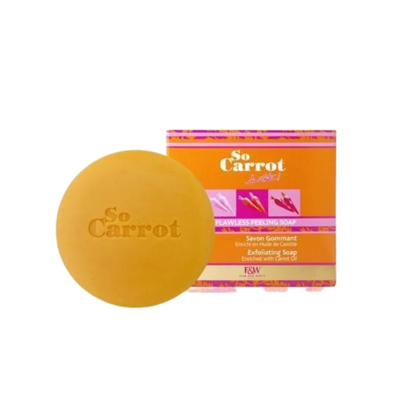 Jabón So Carrot Exfoliating Soap Fair & White 200g Original de Fair & White