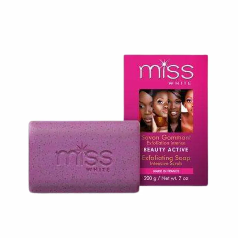 Jabón Miss White Beauty Active Exfoliating Soap 200g Original de Jabón