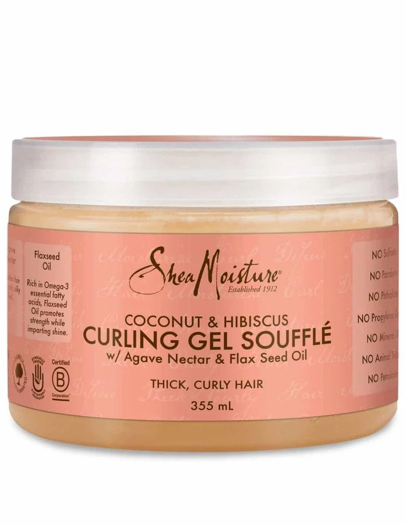 Sheamoisture Gel Definidor Soufflé Coconut & Hibiscus 340 ml