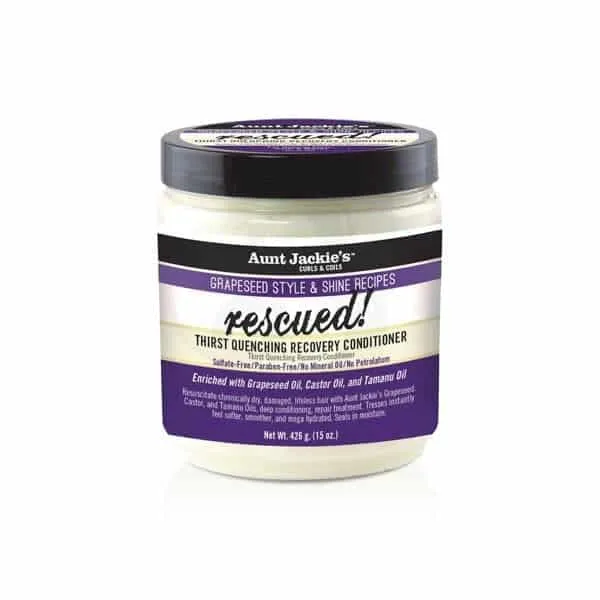 Acondicionador Hidrtante Grapseed Rescued Thirst Quenching Recovery Conditioner Aunt Jackies 426g