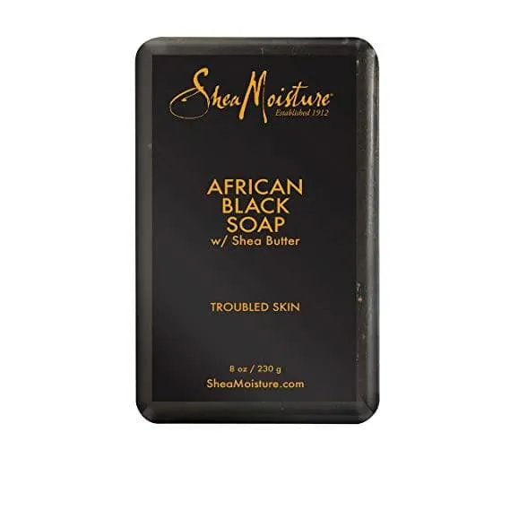 Jabon African Black Soap Shea Moisture 8oz Original de Jabon