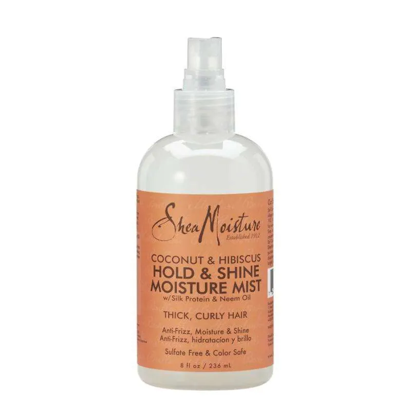 Acondicionador sin Aclarado Spray Hold & Shine Moisture Mist Coconut & Hibiscus Shea Moisture 236ml