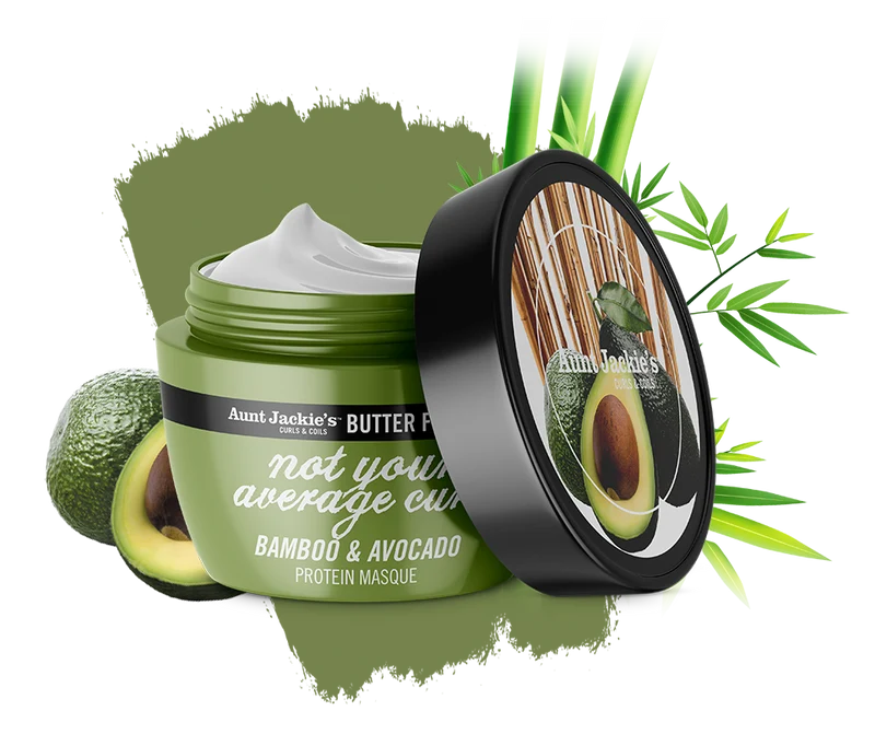 Mascarilla Proteina Not You Average Curl Bamboo And Avocado Protien Masque Aunt Jackies 355ml