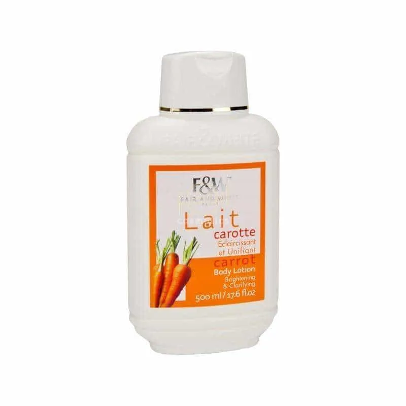 Fair & White Original Carrot Moisturizing Lotion 500ml Original de Fair & White