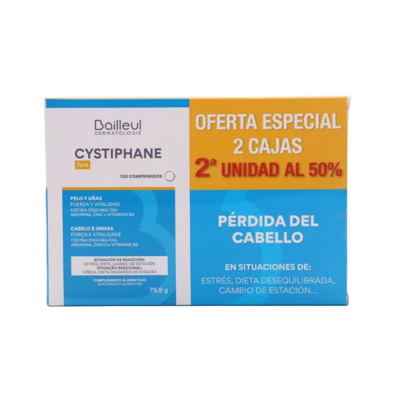 Biorga Cystiphane Fort 120 Comprimidos, pack 2