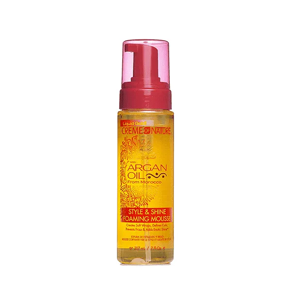 Creme Of Nature Mousseaceite de Argan Oil Style & Shine Foaming 207ml
