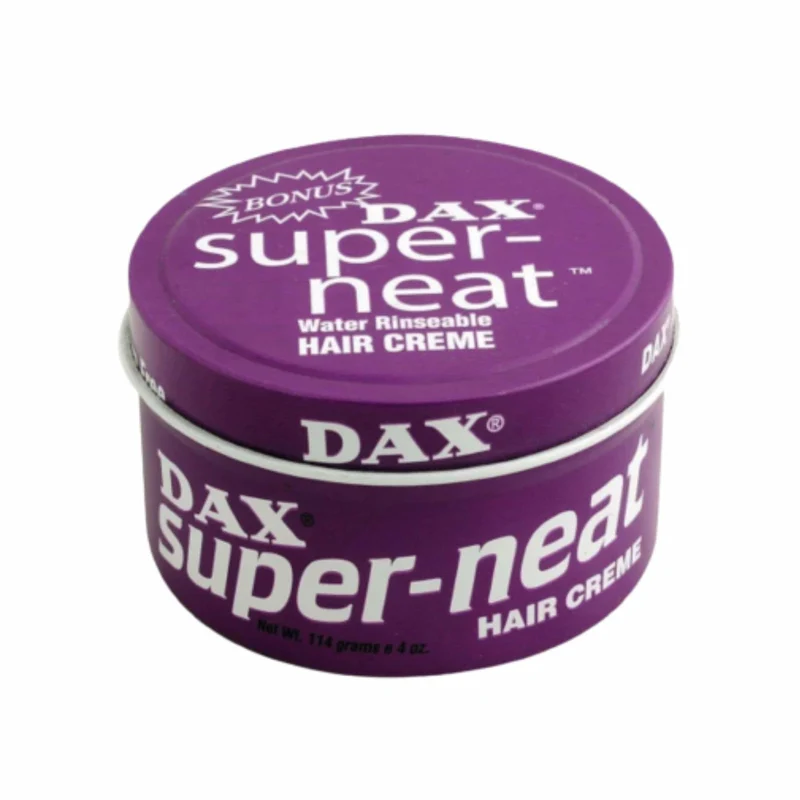 Dax Super Neat Hair Creme Soft Hold Medium Shine 3.5oz Original de Dax