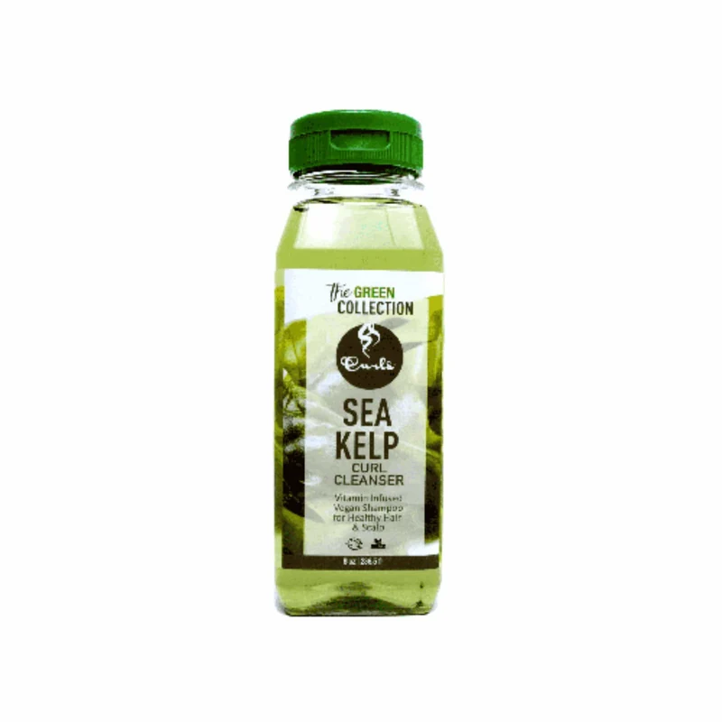 Curls Champú Sea Kelp Curl Cleanser Vitamin Infused Veagn Shampoo 8 oz