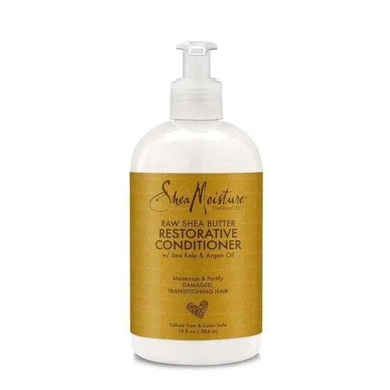 Acondicionador con Aclarado Restorative Conditioner Raw Shea Butter Shea Moisture 384ml