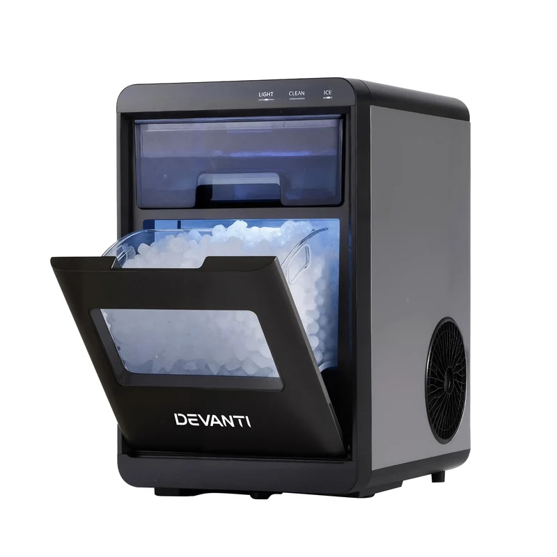 Devanti Ice Maker Machine 20kg Chewable Nugget Ice Countertop with Self Cleaning