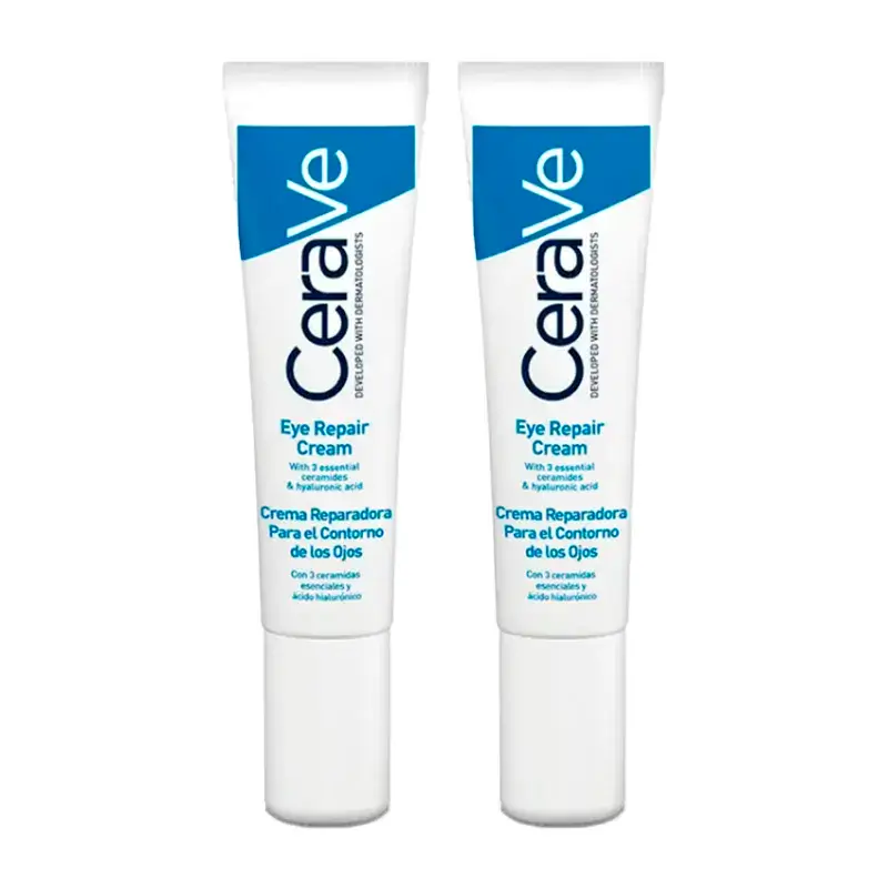 Cerave Duplo Crema Reparadora Contorno De Ojos, 2X14 Ml