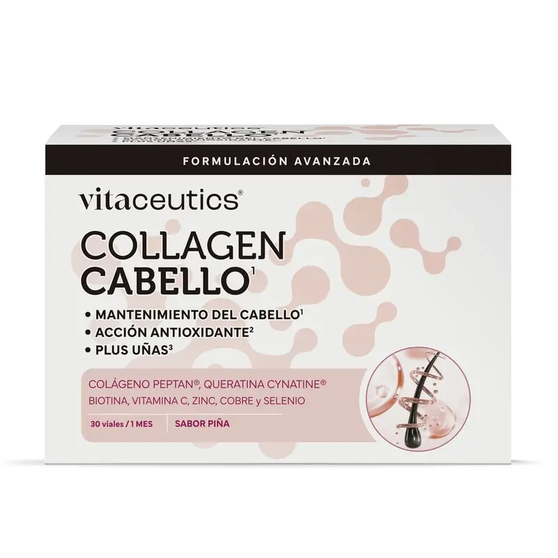 Vitaceutics Collagen Cabello, 30 viales