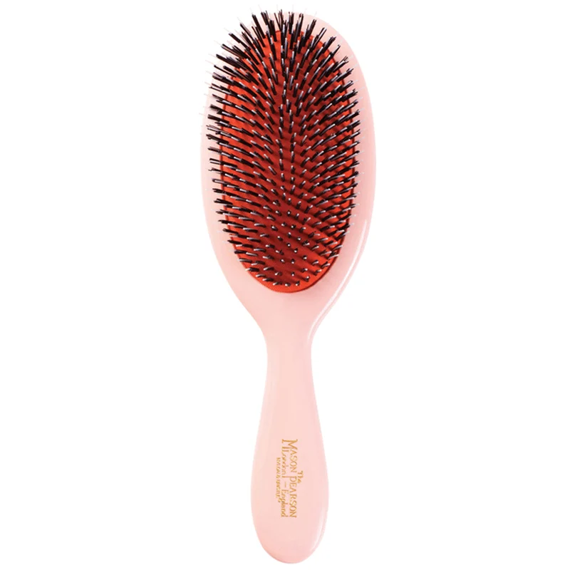 BN3 Handy Boar Bristle & Nylon Hairbrush – Pink